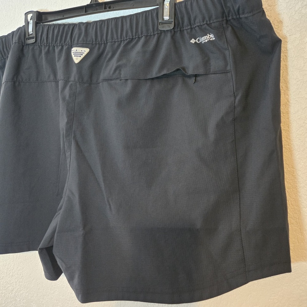 Columbia PFG Omni-Shade Shorts Womens 2X Black Performance Fishing Gear UPF 50 - Picture 15 of 16